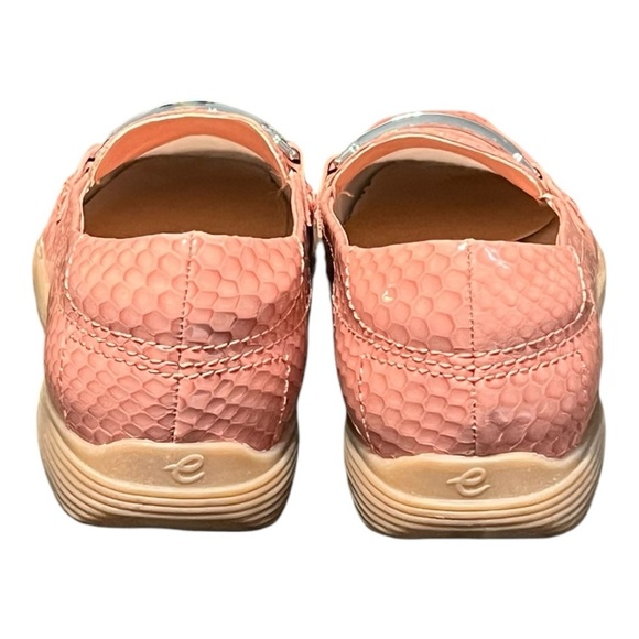 Easy Spirit 9M Paula Loafer Pink Croc Embossed Patent Leather Slip-On Shoes - Picture 4 of 7